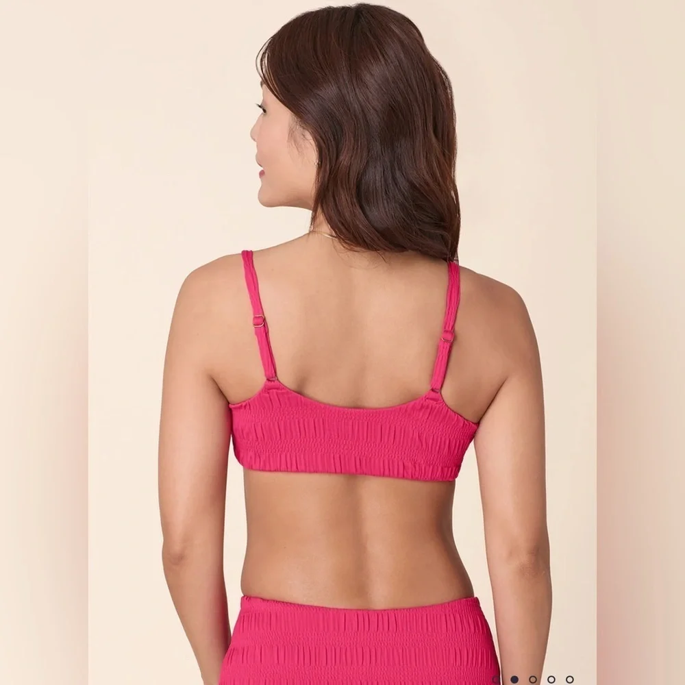 NWT Andie The Maui Bikini Top & The High Rise Bikini Bottom, Size L